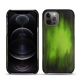 Apple iPhone 12 Pro leather cover - Vert Patine