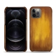 Lederschutzhülle Apple iPhone 12 Pro - Doré Patine