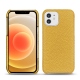 Apple iPhone 12 mini leather cover - Mimosa ( Pantone 141C ) 
