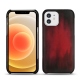 Coque cuir Apple iPhone 12 mini - Rouge Patine