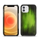 Apple iPhone 12 mini leather cover - Vert Patine