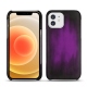 Capa em pele Apple iPhone 12 mini - Violet Patine