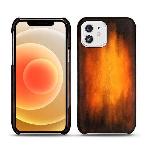 Custodie in pelle per Apple iPhone 12 miniFauve Patine