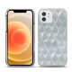 Funda de piel Apple iPhone 12 mini - Platinium - Couture