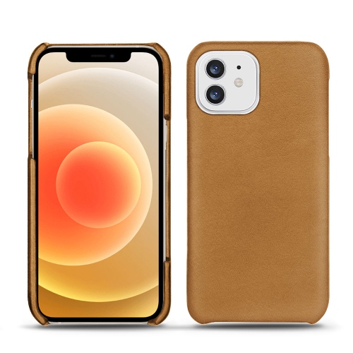 Fundas de piel para Apple iPhone 12 miniCastan esparciate ( Pantone #824F2A )