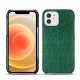 レザーケース Apple iPhone 12 - Crocodile pino
