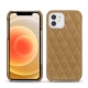 Funda de piel Apple iPhone 12 - Sable vintage - Couture