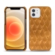 Apple iPhone 12 leather cover - Or Maïa - Couture