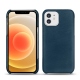 Funda de piel Apple iPhone 12 - Blu mediterran