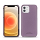 Custodia in pelle Apple iPhone 12 - Lilas PU
