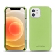 Apple iPhone 12 leather cover - Vert olive PU