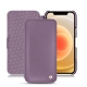 Capa em pele Apple iPhone 12 mini - Lilas ( Nappa - Pantone 2645U ) 