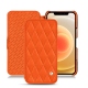 Funda de piel Apple iPhone 12 mini - Orange fluo - Couture