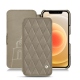 Apple iPhone 12 mini leather case - Darboun sabla - Couture