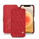 Custodia in pelle Apple iPhone 12 mini - Rouge troupelenc - Couture