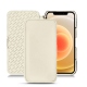 Capa em pele Apple iPhone 12 mini - Blanc PU