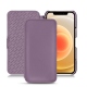 Housse cuir Apple iPhone 12 mini - Lilas PU