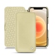 Housse cuir Apple iPhone 12 - Beige ( Nappa - Pantone 7502C ) 