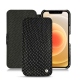 Capa em pele Apple iPhone 12 - Serpent nero