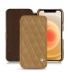 レザーケース Apple iPhone 12 - Sable vintage - Couture