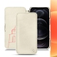 Capa em pele Apple iPhone 12 - Blanc escumo