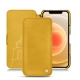 Custodia in pelle Apple iPhone 12 - Jaune soulèu