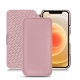 Capa em pele Apple iPhone 12 - Rose PU
