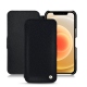 Apple iPhone 12 leather case - Noir élégant