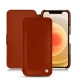Apple iPhone 12 leather case - Orange Veggie