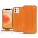가죽 커버 Apple iPhone 12 mini - Abaca arancio