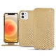 가죽 커버 Apple iPhone 12 mini - Serpent sabbia