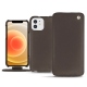 Apple iPhone 12 mini leather case - Gris Veggie