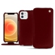 Custodia in pelle Apple iPhone 12 mini - Rouge Veggie