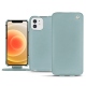 Lederschutzhülle Apple iPhone 12 - Bleu ciel ( Nappa - Pantone 277C ) 