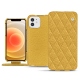 Custodia in pelle Apple iPhone 12 - Mimosa - Couture ( Pantone 141C ) 