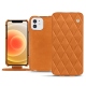 Custodia in pelle Apple iPhone 12 - Mandarine vintage - Couture