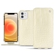 Custodia in pelle Apple iPhone 12 - Crocodile milk