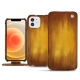Lederschutzhülle Apple iPhone 12 - Doré Patine