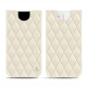 Funda de piel Apple iPhone 12 mini - Blanc - Couture ( Bologna - White ) 