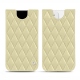 Custodia in pelle Apple iPhone 12 mini - Beige - Couture ( Nappa - Pantone 7502C ) 