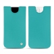 Custodia in pelle Apple iPhone 12 mini - Bleu fluo