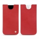 Pochette cuir Apple iPhone 12 mini - Rouge troupelenc