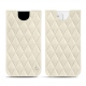 Custodia in pelle Apple iPhone 12 mini - Blanc escumo - Couture