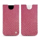 Funda de piel Apple iPhone 12 mini - Serpent ciclamino