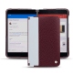 Funda de piel Microsoft Surface Duo - Lie de vin ( Pantone 5115C ) 