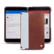 Capa em pele Microsoft Surface Duo - Passion vintage ( Glutton - Red ) 