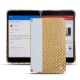 Lederschutzhülle Microsoft Surface Duo - Serpent sabbia