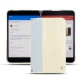 Capa em pele Microsoft Surface Duo - Crocodile milk