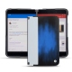 Coque cuir Microsoft Surface Duo - Bleu Patine