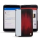 Microsoft Surface Duo leather cover - Rouge Patine